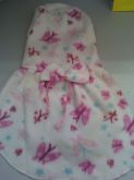 Vestido branco com flores rosas
