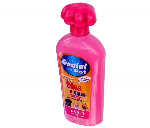 Shampoo e Condicionador para Cães e Gatos de Frutas