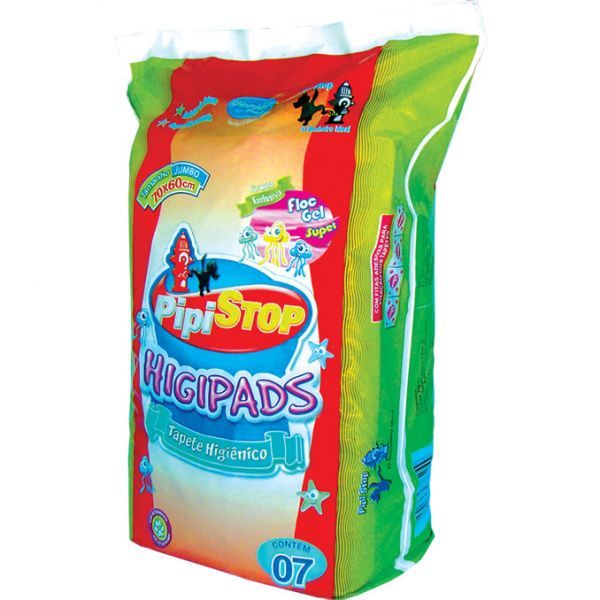 Tapete Higiênico Pipi Stop com 7 unid.